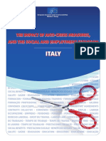 Italy: The Impact of Anti-Crisis Measures, and The Social and Employment Situation