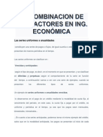 Combinación de Factores.