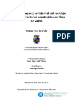 Análisis Del Impacto Ambiental Del Reciclaje de Las Embarcaciones Construidas en Fibra de Vidrio