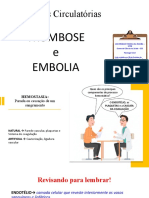 Trombose e Embolia