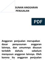 Penyusunan Anggaran Penjualan