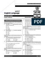 Section-A (Grammar and Vocabulary) : Previous Years' Solved Papers
