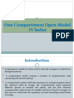 2.one Compartment Open Model