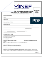 2011 FULBRIGHT APPLICATION FORM