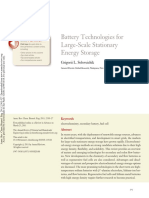 Battery Technologies For Large-Scale Stationary Energy Storage