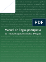 Manual Lingua Portuguesa TRF