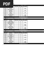 Workout Exercise Progression Sets Reps Rest (Mins) : Level 1 - Week 1