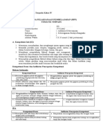 cONTOH RPP Tematik Terpadu Kelas IV