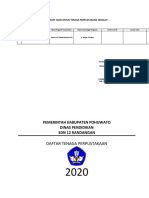 Format Isian Untuk Tenaga Perpustakaan Sekolah