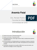 Anemia fetal, causas y diagnóstico