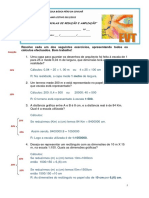 Resolve Cada Um Dos Seguintes Exercícios, Apresentando Todos Os Cálculos Efectuados. Bom Trabalho!