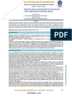 (15-19) A Study of Merger and Acquisition of Selected Telecom Companies Outside India