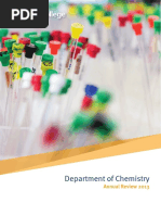 Department of Chemistry Annual Review 2013