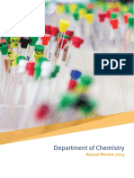 Department of Chemistry Annual Review 2013