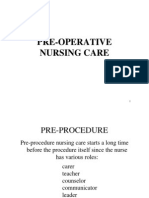 Pre Op Nursing