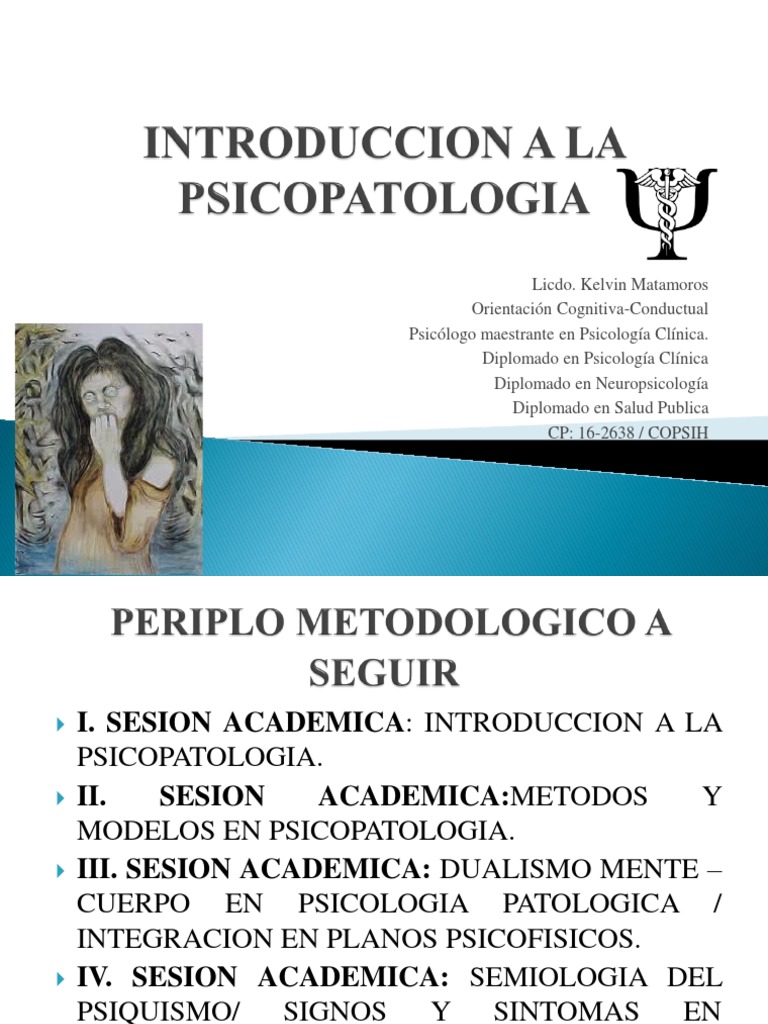 Introduccion A La Psicopatologia | PDF | Psicopatología | Trastorno mental