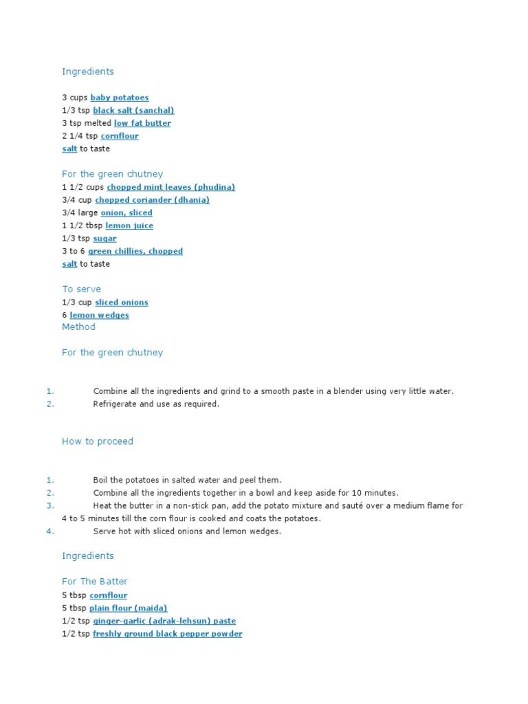 Spicy Vegetable and Potato Recipe | PDF | Cooking, Food & Wine