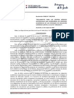 Resolución CONES N° 190 - 2020 REGLAMENTO PARA CENTROS MÉDICOS ASISTENCIALES DE EDUCACIÓN SUPERIOR