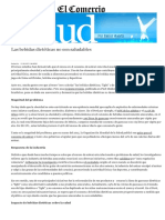 Las Bebidas Dietéticas No Son Saludables