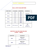 Fanuc Series 0: Serial Line Parameters