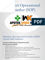 Standart Operasional Prosedur (SOP) Apotek Wong Kito