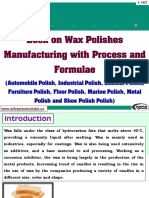 Book on Wax Polishes Manufacturing With Process and Formulae -286476