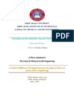 Formulation of Shoe Polishes From Wax and Used Water THESIS