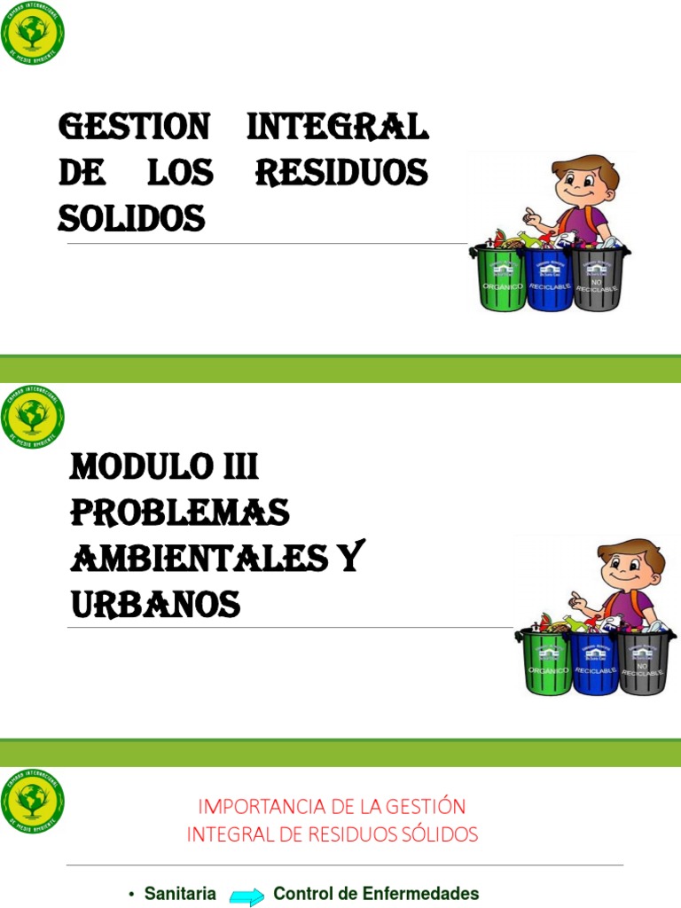 Gestión de Residuos Sólidos y Contaminación | PDF | Contaminación | La ...