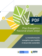 Plan Energetico Nacional 2020 2050