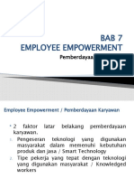 Ch-7 Employee Empowerment