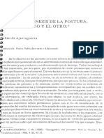 La ontogénesis de la postura y las relaciones madre-hijo