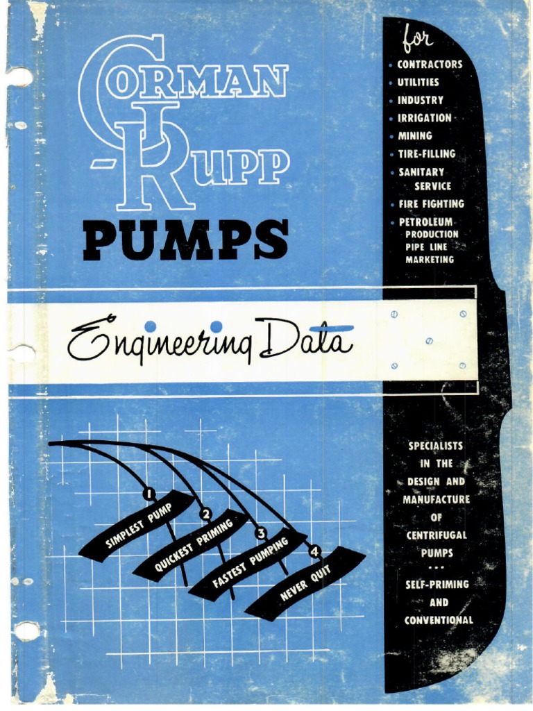 Gorman Rupp Pumps Engineering Data | PDF