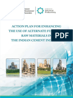 Action Plan For Enhancing The Use of Alternate Fuels and Raw Materials in The Cement Industry