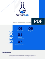 Manual de identidad corporativa Guitar Lab