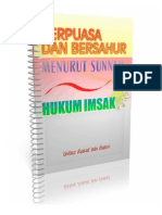 Berpuasa Dan Bersahur Menurut Sunnah - Hukum Imsak