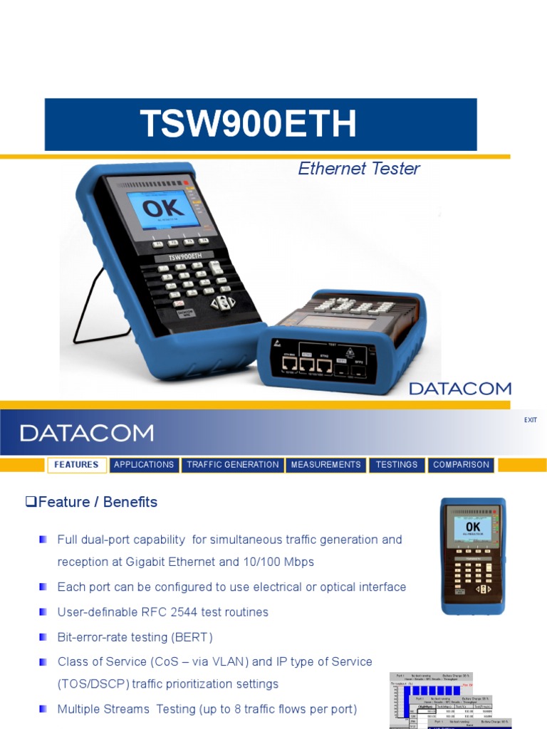 Comprehensive Ethernet Tester Guide | PDF | Scripting Language ...