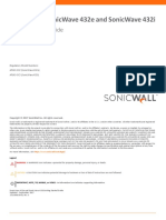 Sonicwall™ Sonicwave 432E and Sonicwave 432I: Getting Started Guide