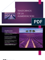 Trastornos de La Alimentacion