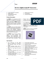 2.4 GHZ IEEE 802.15.4 ZigBee-ready RF Transceiver