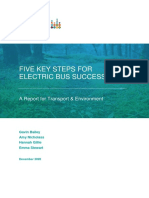Five Key Steps for Electric Bus Success