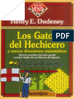 Dudeney Henry E - Los Gatos Del Hechicero