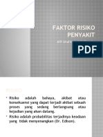 Faktor Risiko Penyakit