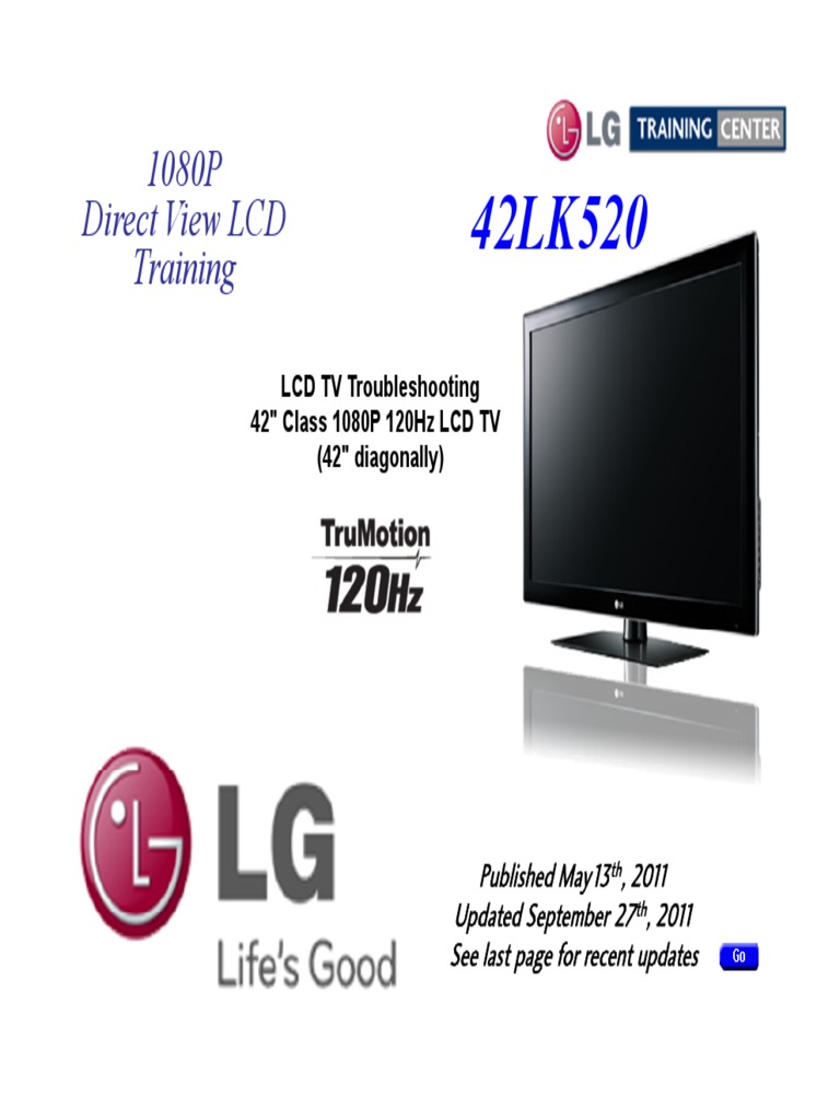 26 Inch TV, Full HD 1080P, LED LCD TV - 26LE5300