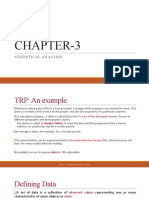 Chapter-3: Statistical Analysis