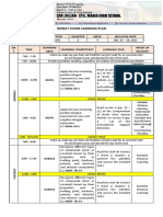 Weekly Home Learning Plan: Grade Section Quarter Week Inclusive Date