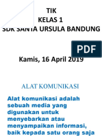 Alat Komunikasi Kelas 1