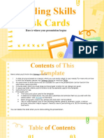 Reading Skills Task Cards by Slidesgo