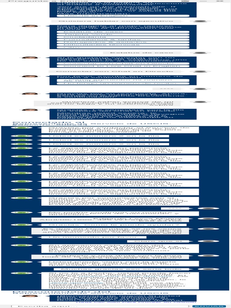 Inicio USCIS PDF Chat en linea