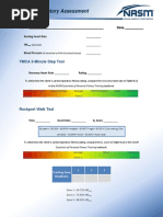 Nasm-Cpt Cardio Assessment Templates - (Obj-Asse)