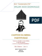 Cantos Da Missa - XXIX Dom TC a